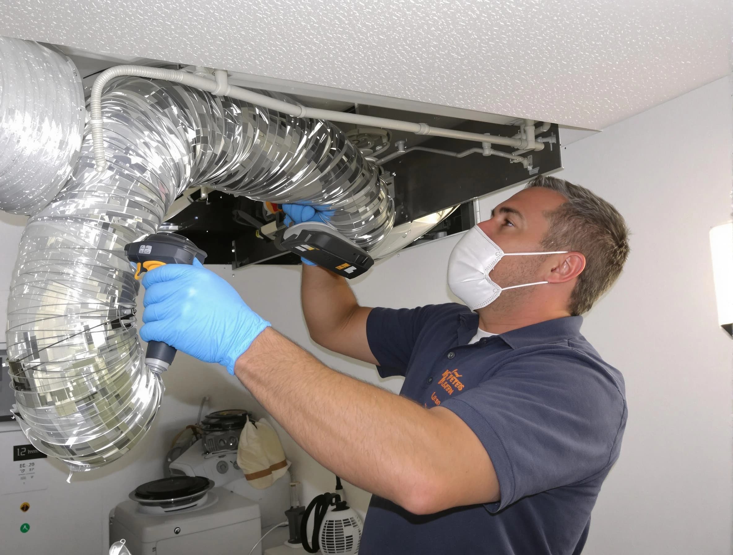 Stonecrest Dryer Vent Cleaning professional performing thorough residential dryer vent cleaning in Stonecrest