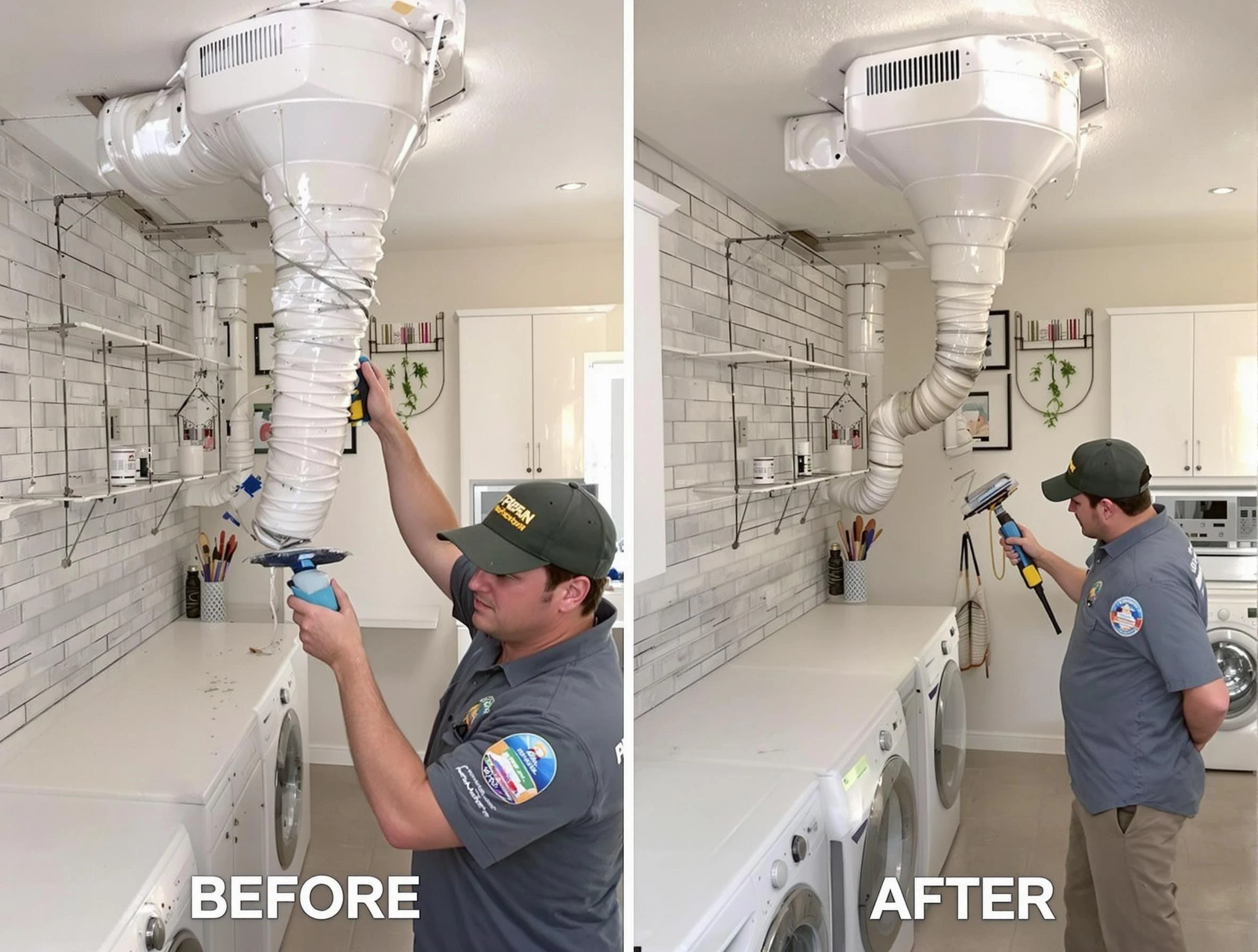 Professional dryer exhaust vent cleaning by Stonecrest Dryer Vent Cleaning in Stonecrest