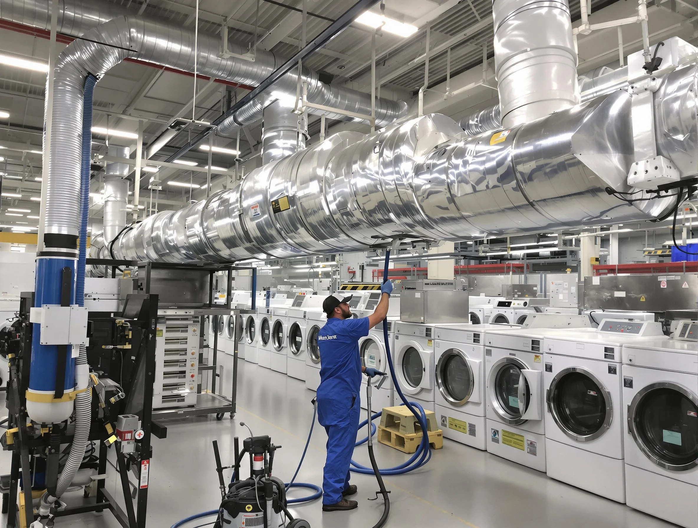 Stonecrest Dryer Vent Cleaning team performing heavy-duty industrial dryer vent cleaning in Stonecrest